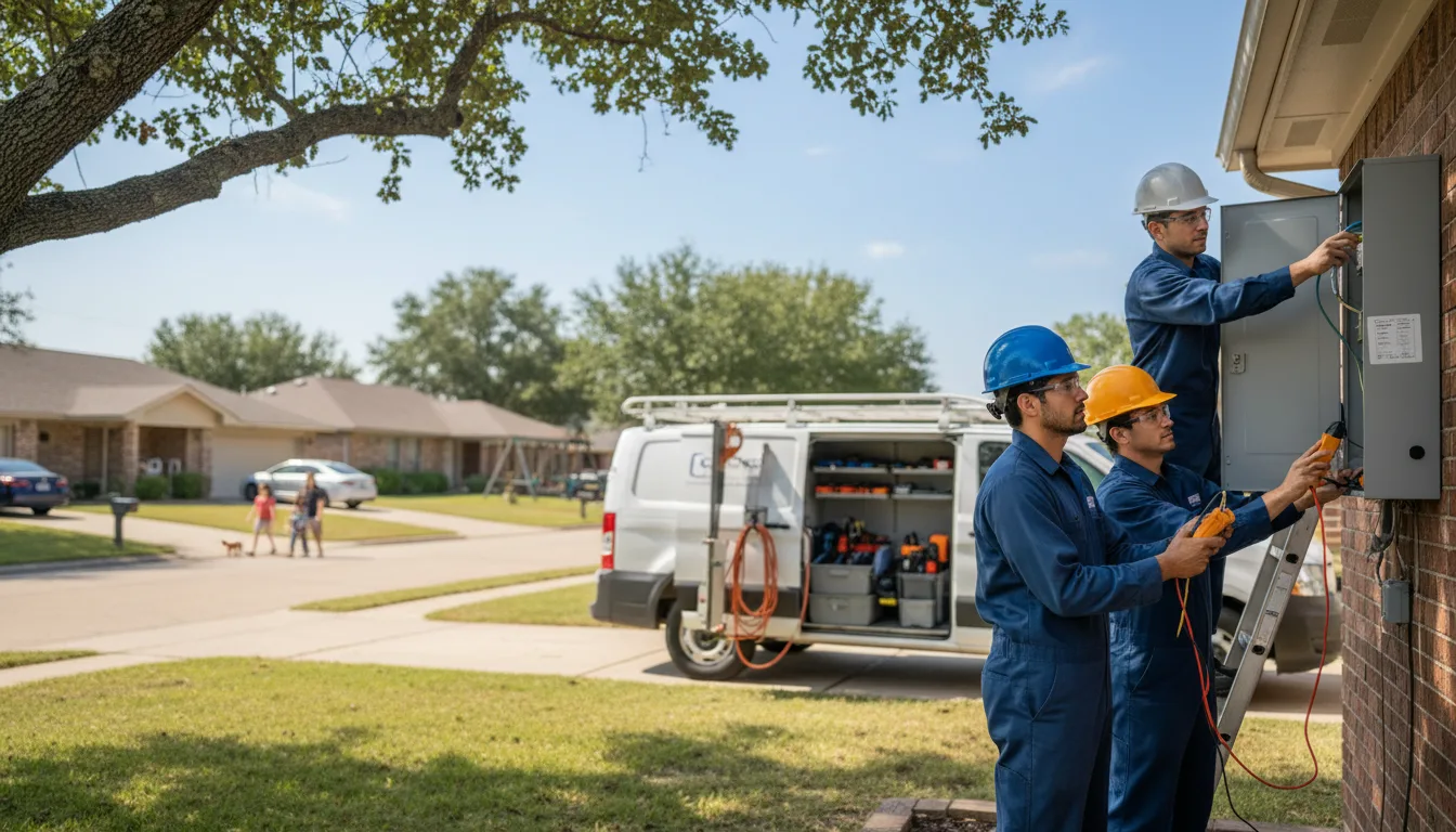 Certified electrician providing emergency electrical services in Stallings, NC